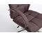 Fauteuil De Bureau Mikos Tissu Marron