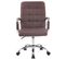 Fauteuil De Bureau Deli Pro Tissu Marron