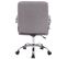 Fauteuil De Bureau Deli Pro Tissu Gris