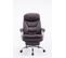 Fauteuil De Bureau Xl Troy Similicuir Marron