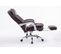 Fauteuil De Bureau Xl Troy Similicuir Marron