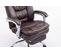 Fauteuil De Bureau Xl Troy Similicuir Marron