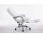 Fauteuil De Bureau Xl Troy Similicuir Blanc