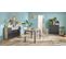 Buffet haut 2 portes/2 niches TOLEDO décor chêne sonoma/ gris