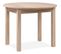 Table à Manger Extensible Ronde Coburg - Décor Chêne Sonoma - L100-140 X H76 X P100 Cm