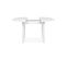 Table ronde allonge 100/140 DORA Blanc