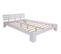 Futon Lit Double 140x200 Lit En Bois Blanc