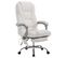 Fauteuil De Bureau Pacific En Similicuir Avec Une Fonction Massage Blanc