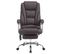 Fauteuil De Bureau Pacific En Similicuir Avec Une Fonction Massage Marron