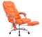 Fauteuil De Bureau Pacific En Similicuir Avec Une Fonction Massage Orange