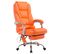 Fauteuil De Bureau Pacific En Similicuir Avec Une Fonction Massage Orange