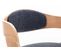 Chaise Retro Kingston En Tissu Nature / Bleu