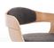 Chaise Retro Kingston En Tissu Nature / Gris Clair