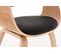 Chaise Retro Kingston En Tissu Nature / Gris Foncé