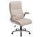 Fauteuil De Bureau Big Villach Similicuir Crème