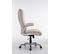 Fauteuil De Bureau Big Villach En Tissu Crème