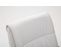 Chaise Oscillante Sievert En Similicuir Blanc