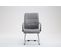 Chaise Oscillante Sievert Tissu Gris Clair