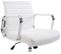 Fauteuil De Bureau Kolumbus Similicuir Blanc