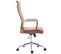 Fauteuil De Bureau Kolumbus Similicuir Marron Clair