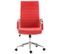 Fauteuil De Bureau Kolumbus Similicuir Rouge