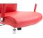 Fauteuil De Bureau Kolumbus Similicuir Rouge