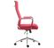 Fauteuil De Bureau Kolumbus Tissu Rouge