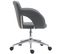 Chaise De Bureau Edison Similicuir Gris