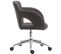 Chaise De Bureau Edison Tissu Gris Foncé