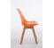 Chaise De Visiteur Borneo V2 Similicuir Orange/nature