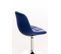 Chaise Lounge Emil En Similicuir Bleu