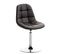 Chaise Lounge Emil En Similicuir Marron