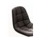 Chaise Lounge Emil En Similicuir Marron