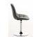 Chaise Lounge Emil En Similicuir Gris