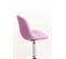 Chaise Lounge Emil En Similicuir Rose