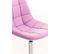 Chaise Lounge Emil En Similicuir Rose