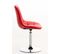 Chaise Lounge Emil En Similicuir Rouge