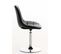 Chaise Lounge Emil En Similicuir Noir