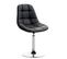 Chaise Lounge Emil En Similicuir Noir