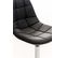 Chaise Lounge Emil En Similicuir Noir