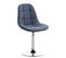 Chaise Lounge Emil En Tissu Bleu