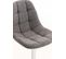 Chaise Lounge Emil En Tissu Gris Clair