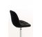 Chaise Lounge Emil En Tissu Noir