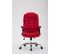 Fauteuil De Chef Thor En Tissu Rouge