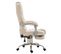 Fauteuil De Bureau Pacific Avec Fonction Massage Tissu Crème