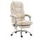 Fauteuil De Bureau Pacific Avec Fonction Massage Tissu Crème