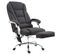 Fauteuil De Bureau Pacific Avec Fonction Massage Tissu Noir