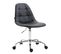 Fauteuil De Bureau Reims Similicuir Noir