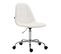 Fauteuil De Bureau Reims Similicuir Blanc