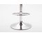 Tabouret De Bar  Kiel Assise Et Dossier Rembourrés Similicuir Noir /chrome